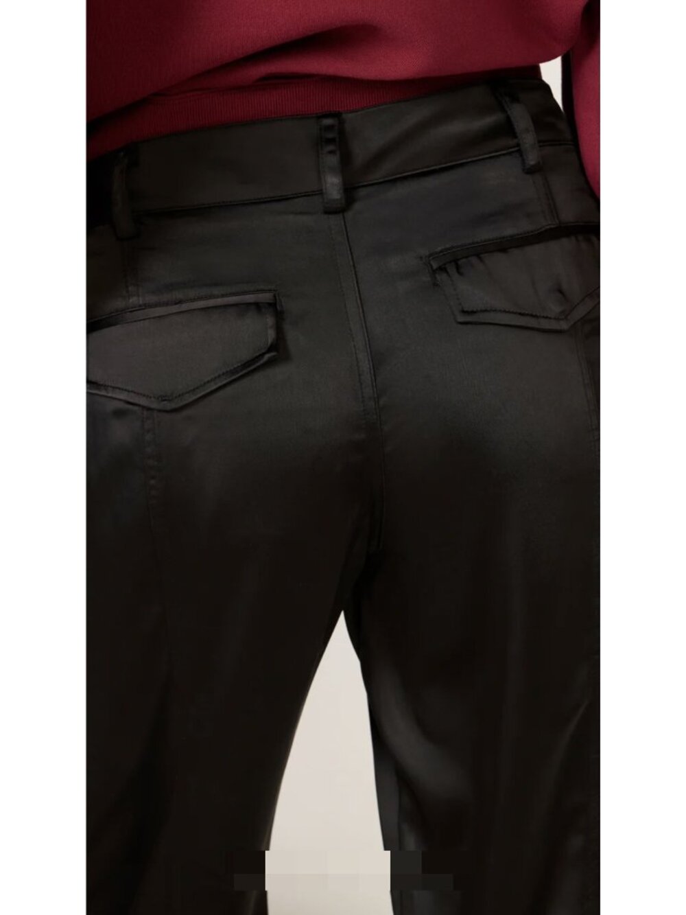 Sanctuary NWT Sahara Satin Pant Size 24 in Black - Picture 3 of 6